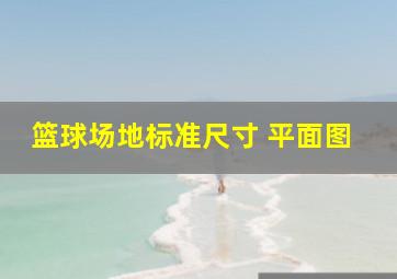 篮球场地标准尺寸 平面图